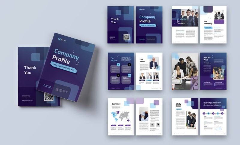 Thiết kế profile công ty đẹp giá rẻ