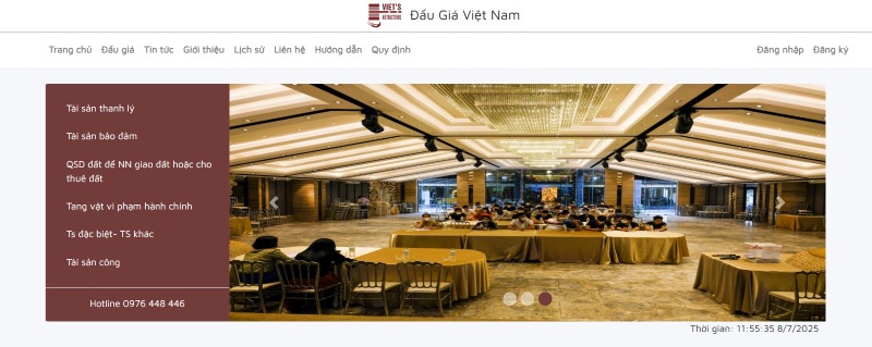 Thiết kế web đấu giá