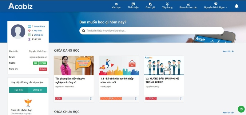 Thiết kế web elearning