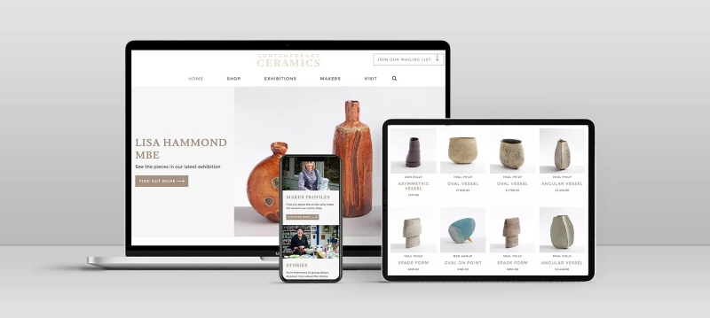 Thiết kế web gốm sứ Thiết kế web gốm sứ