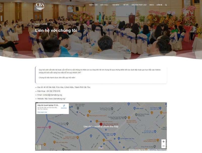 Thiết kế web hiệp hội