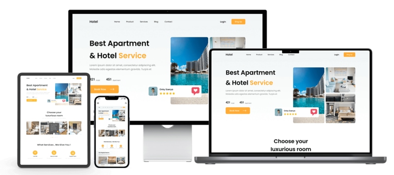 Thiết kế web khách sạn đẹp