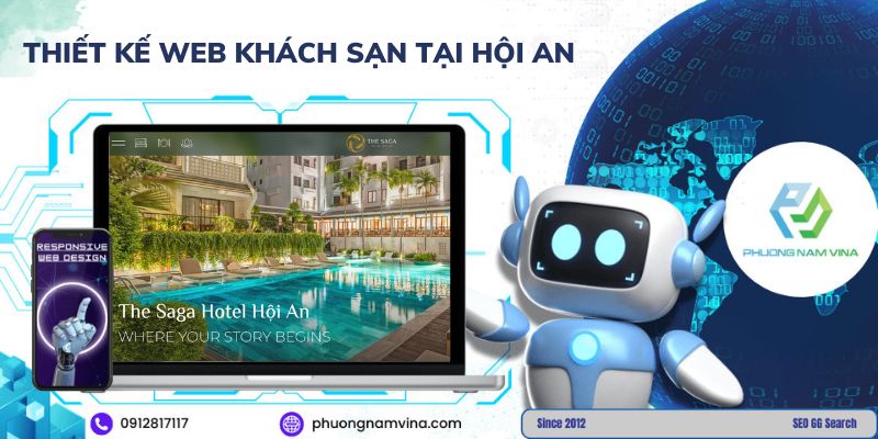 Thiết kế web khách sạn tại Hội An thu hút, chuyên nghiệp