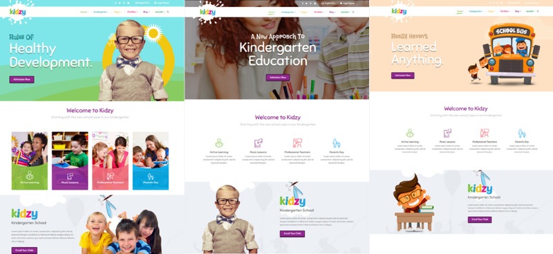 Thiết kế web nhà trẻ