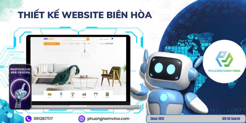 Thiết kế web tại Biên Hòa, Đồng Nai​ uy tín, giá rẻ