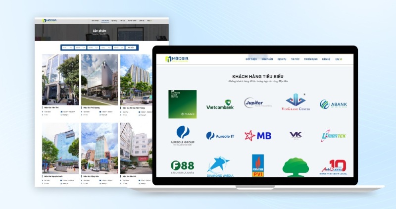 Thiết kế web văn phòng cho thuê