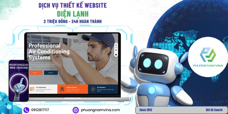 Thiết kế website điện lạnh