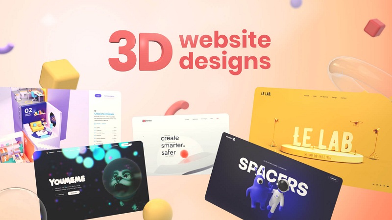 Thiết kế website 3D để đón đầu xu hướng và tăng chuyển đổi