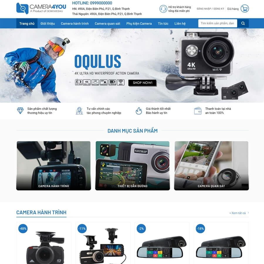 Thiết kế website bán camera