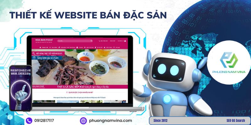 Thiết kế website bán đặc sản