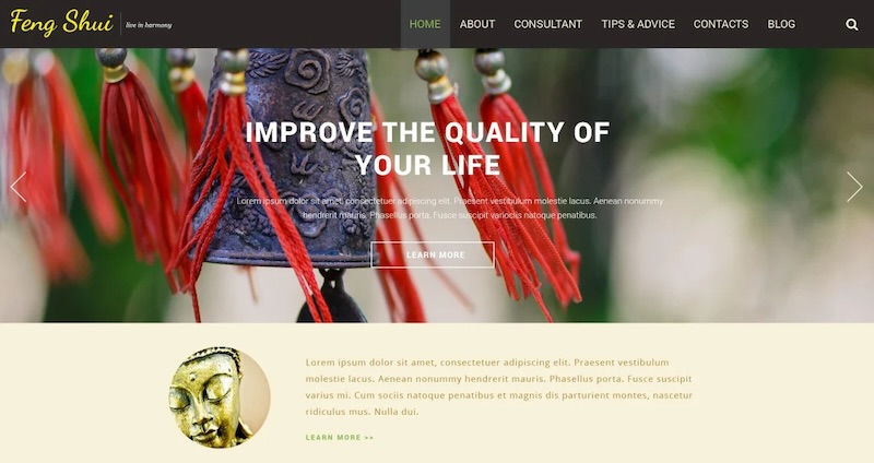Thiết kế website bán đồ phong thủy Thiết kế website bán đồ phong thủy