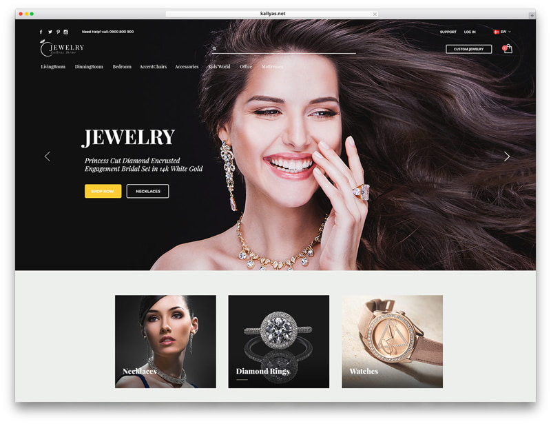 Thiết kế website bán đồ trang sức
