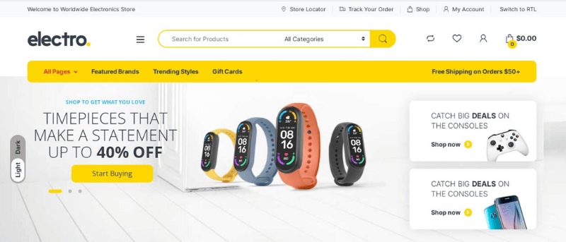 Thiết kế website bán hàng điện tử