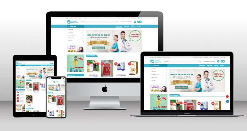 Thiết kế website bán thuốc Thiết kế website bán thuốc