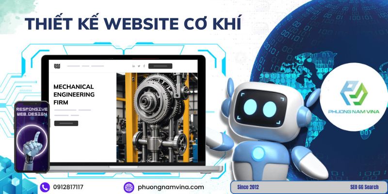 Thiết kế website cơ khí chuyên nghiệp, hiện đại, chuẩn SEO Thiết kế website cơ khí chuyên nghiệp, hiện đại, chuẩn SEO