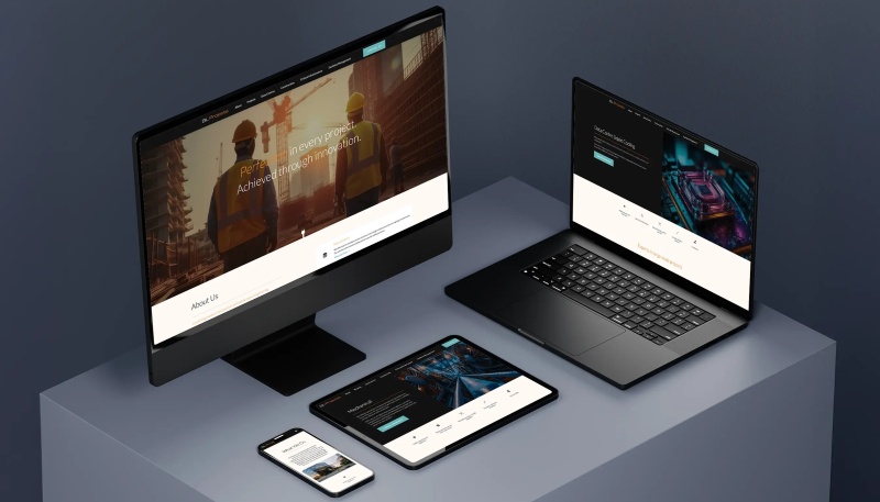 Thiết kế website công ty cơ khí Thiết kế website công ty cơ khí