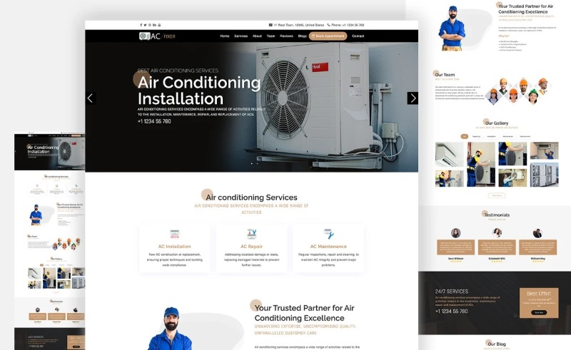 Thiết kế website đồ điện lạnh