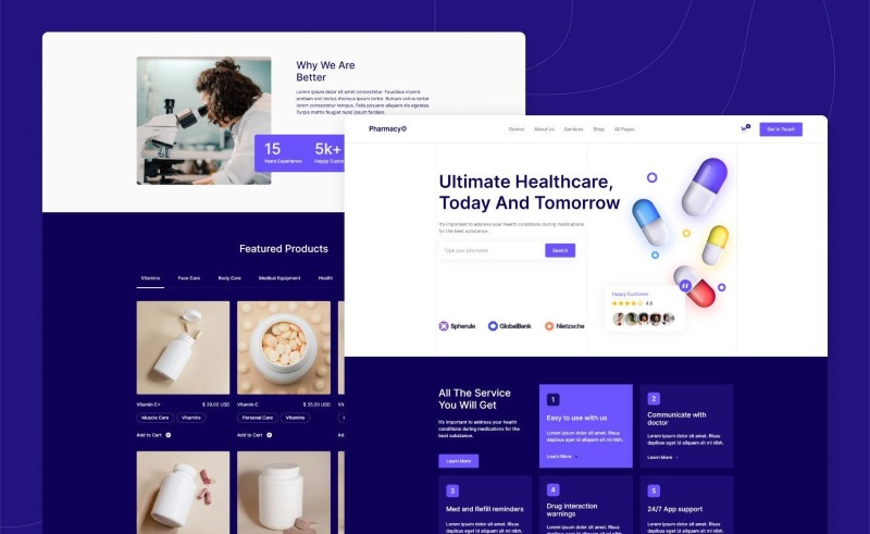 Thiết kế website dược phẩm Thiết kế website dược phẩm
