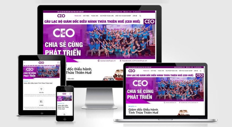 Thiết kế website hiệp hội, tổ chức