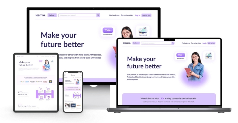 Thiết kế website học trực tuyến