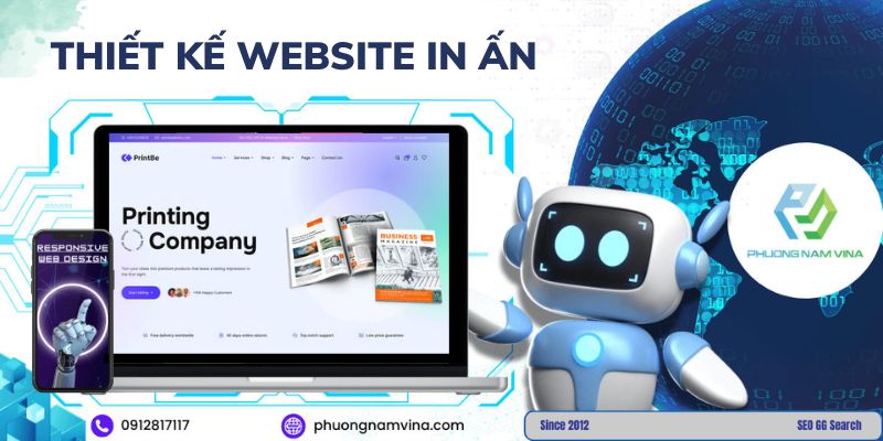 Thiết kế website in ấn