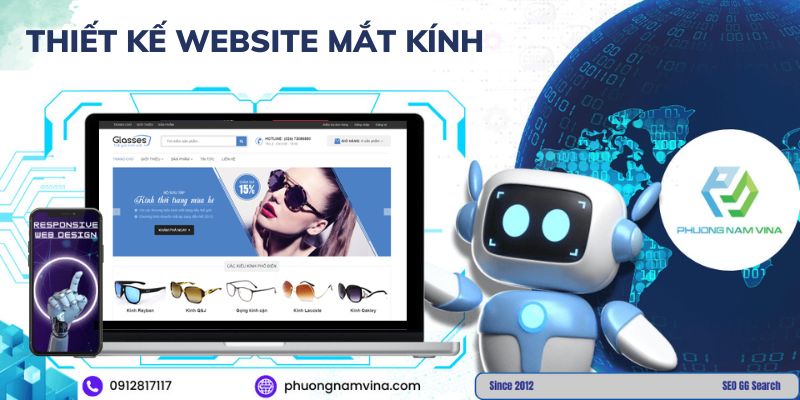 Thiết kế website mắt kính
