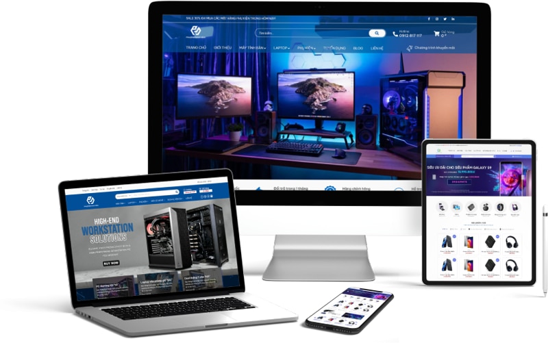 Thiết kế website máy tính giá rẻ