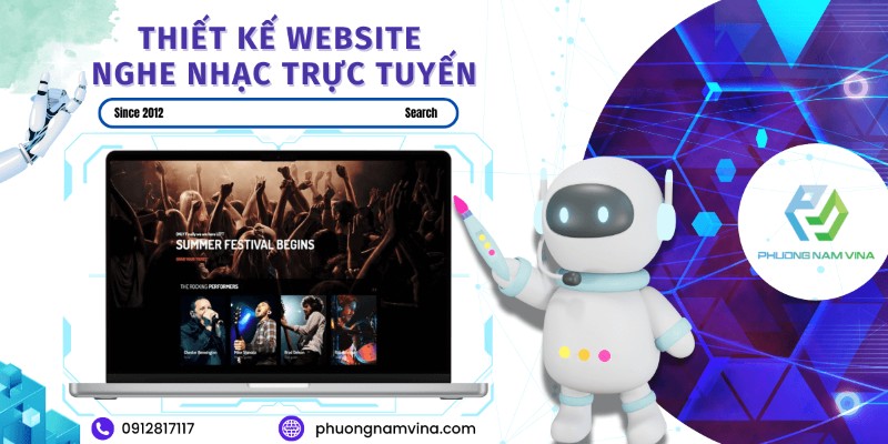 Thiết kế website nghe nhạc