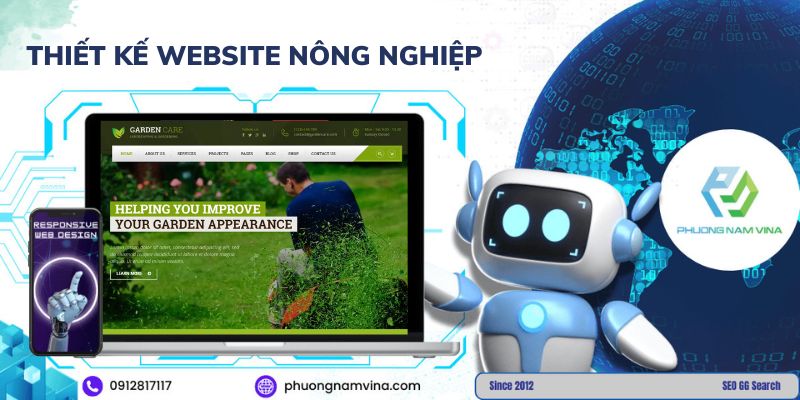 Thiết kế website nông nghiệp kết nối thị trường online