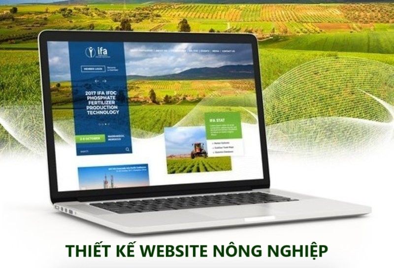 Thiết kế website nông nghiệp