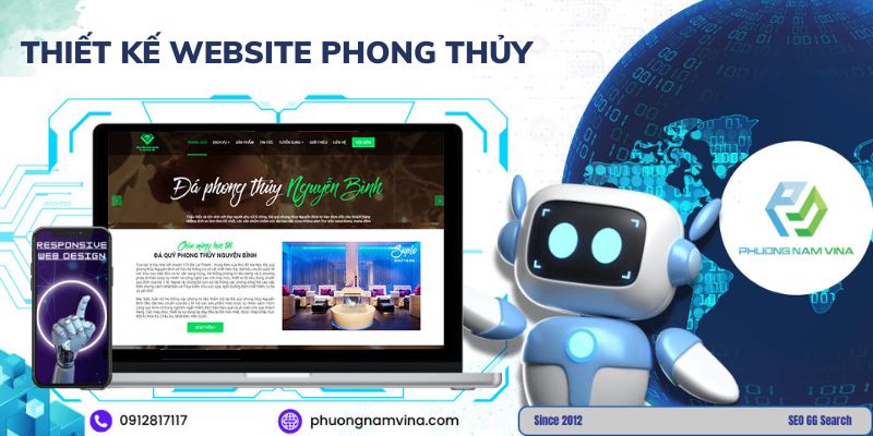 Thiết kế website phong thủy đẹp, chuyên nghiệp, giá rẻ Thiết kế website phong thủy đẹp, chuyên nghiệp, giá rẻ