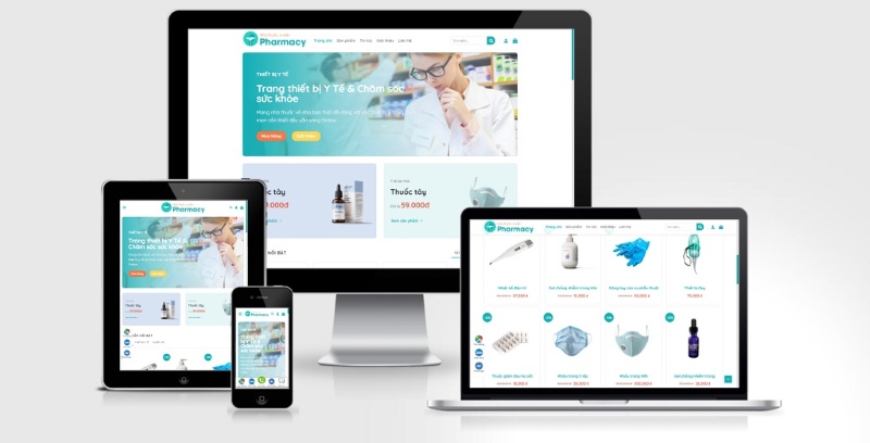 Thiết kế website thiết bị y tế giá rẻ