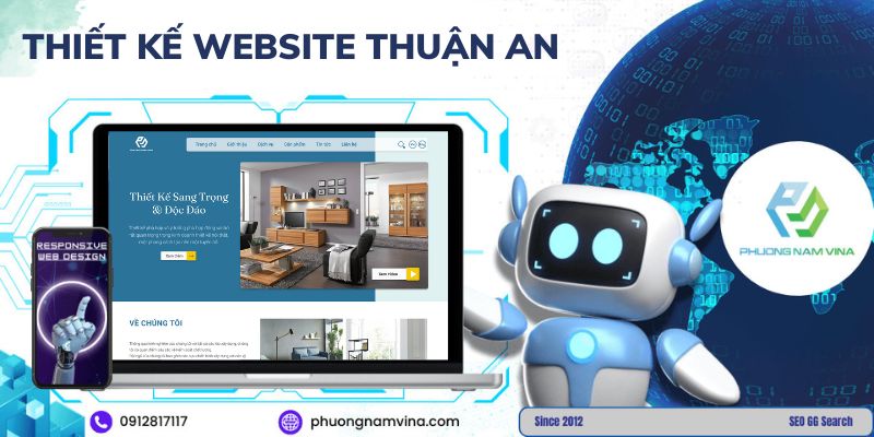 Thiết kế website Thuận An, Bình Dương giá rẻ, chuyên nghiệp