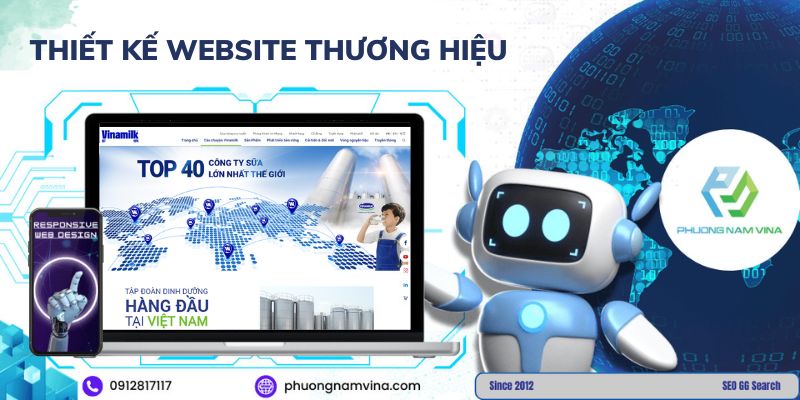 Thiết kế website thương hiệu nâng tầm vị thế, bứt phá doanh thu