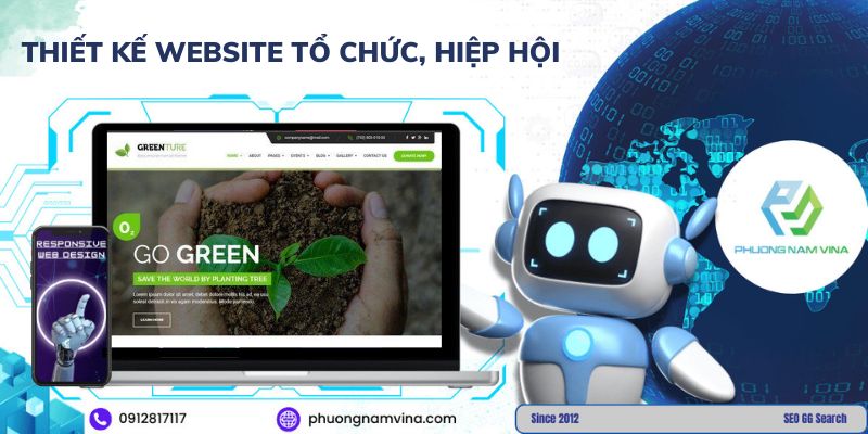 Thiết kế website tổ chức, hiệp hội