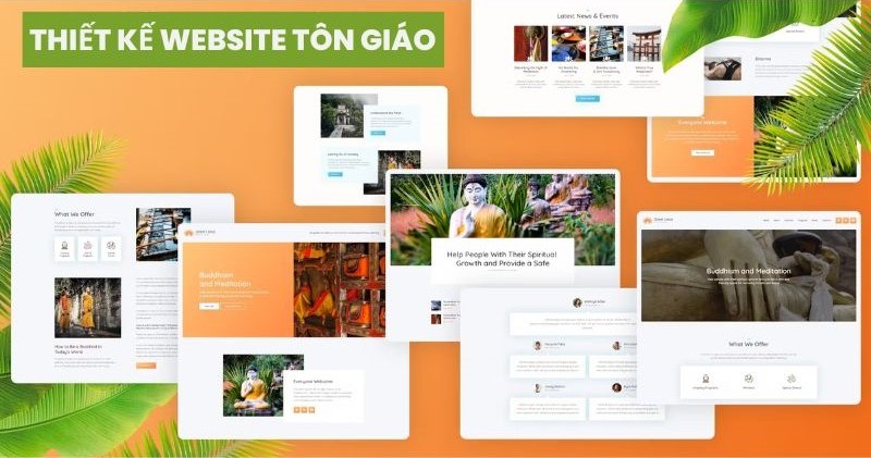 Thiết kế website tôn giáo - Kết nối đức tin qua không gian số