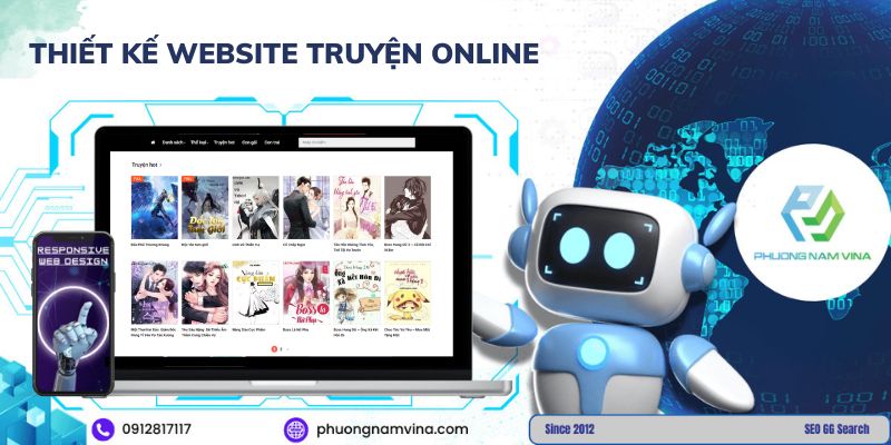 Thiết kế website truyện online