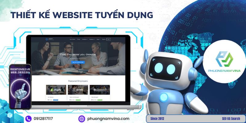 Thiết kế website tuyển dụng chuyên nghiệp, uy tín, giá rẻ