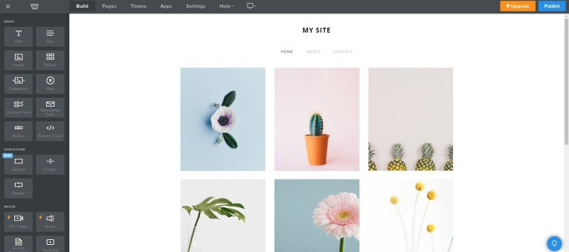 Thiết kế website với Weebly