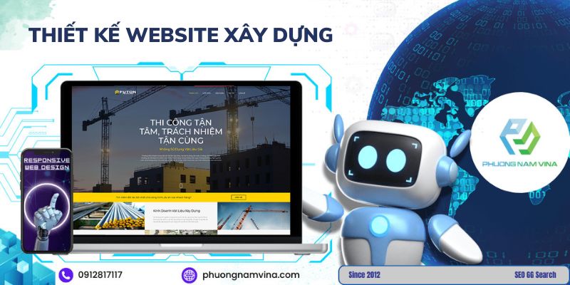 Thiết kế website xây dựng chuyên nghiệp, uy tín, giá rẻ Thiết kế website xây dựng chuyên nghiệp, uy tín, giá rẻ
