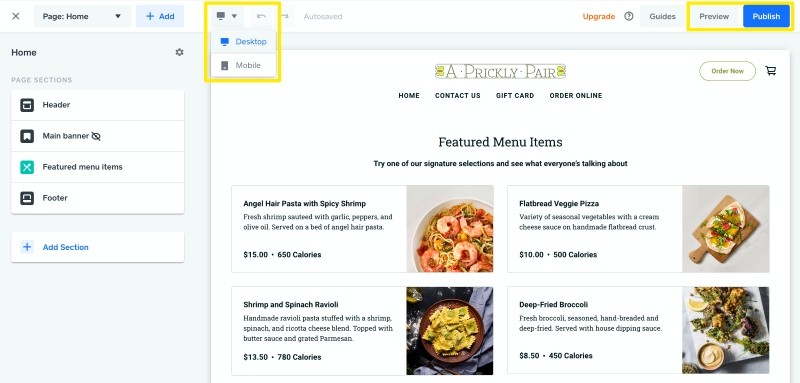 Thiết kế Weebly web