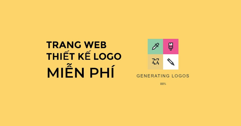 Top 12 website thiết kế logo online miễn phí, dễ sử dụng