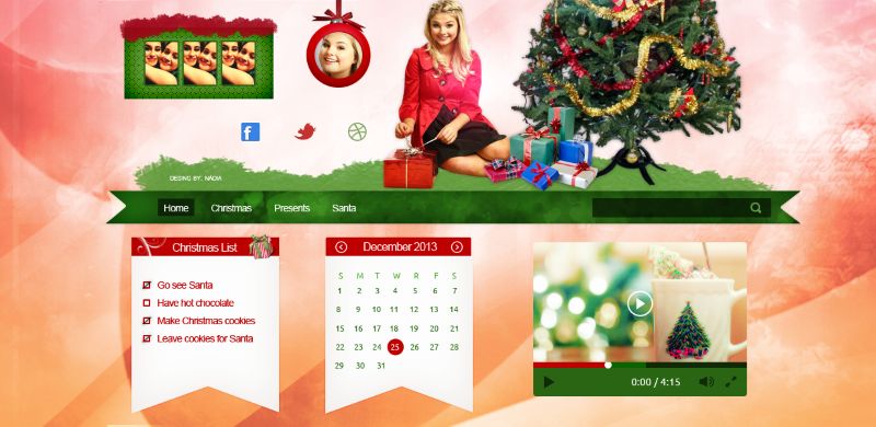 Trang trí web dịp sự kiện