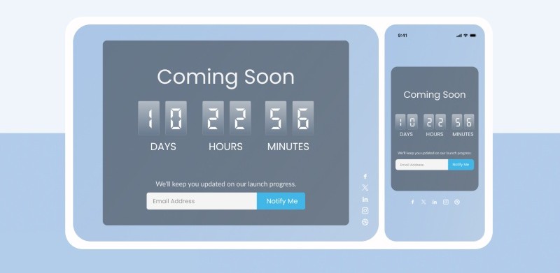 Trang web coming soon