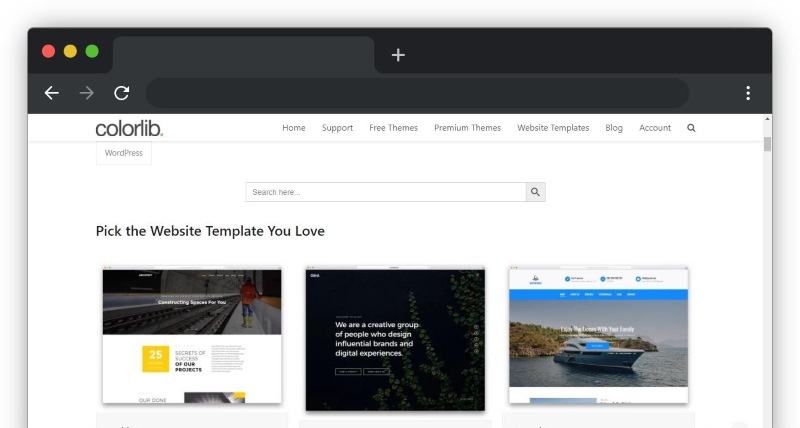 Trang web tải template web miễn phí
