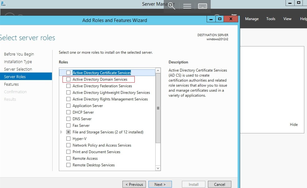 Triển khai domain controller