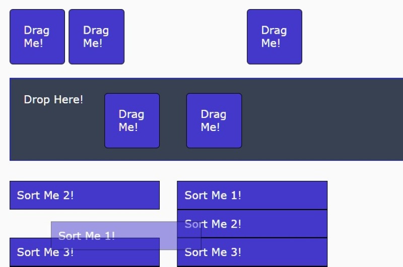Triển khai drag and drop Triển khai drag and drop