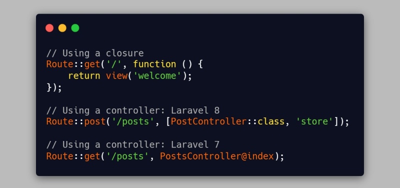 Triển khai routing trong Laravel