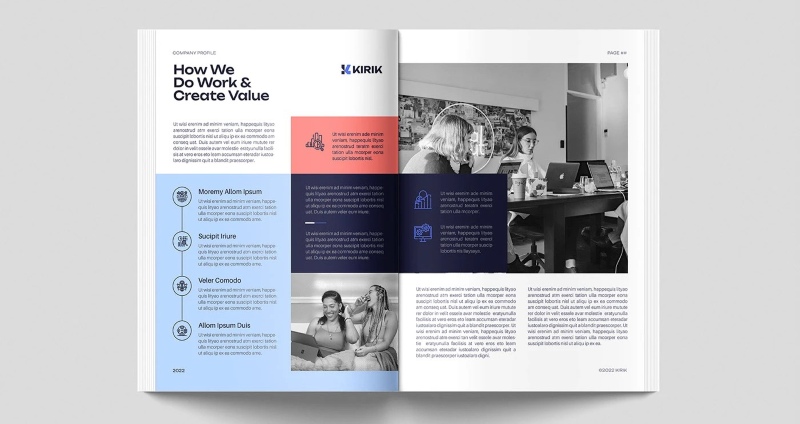 Tuyển tập các mẫu profile công ty ấn tượng