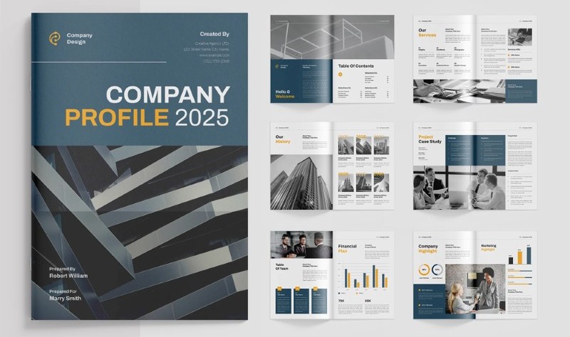 Tuyển tập các mẫu profile công ty đẹp, chuyên nghiệp, ấn tượng